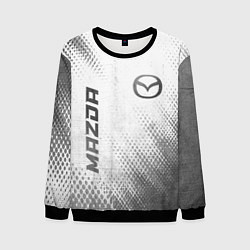 Свитшот мужской Mazda - white gradient вертикально, цвет: 3D-черный
