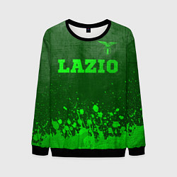 Свитшот мужской Lazio - green gradient посередине, цвет: 3D-черный