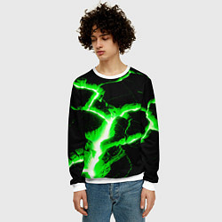 Свитшот мужской Разлом, цвет: 3D-белый — фото 2