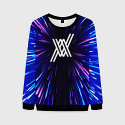 Свитшот мужской Darling in the FranXX neon energy, цвет: 3D-черный