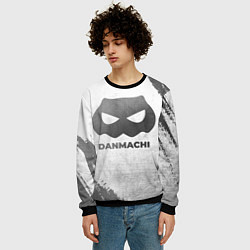 Свитшот мужской DanMachi - white gradient, цвет: 3D-черный — фото 2