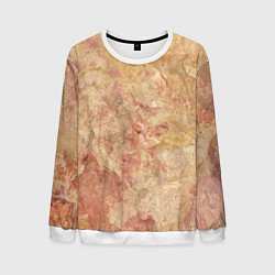 Мужской свитшот Абстракция - marble red