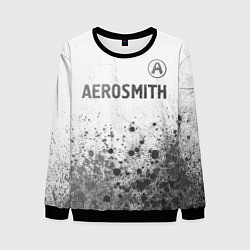 Мужской свитшот Aerosmith - white gradient посередине