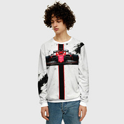 Свитшот мужской Формула 1 на белом, цвет: 3D-белый — фото 2