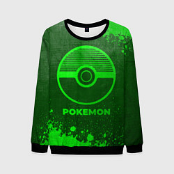 Мужской свитшот Pokemon - green gradient