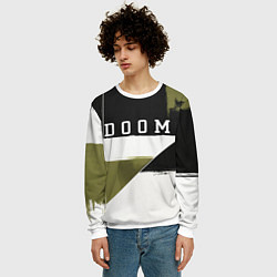 Свитшот мужской Doom The Dark Ages, цвет: 3D-белый — фото 2