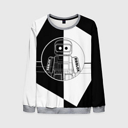 Свитшот мужской Роблокс робот, цвет: 3D-меланж