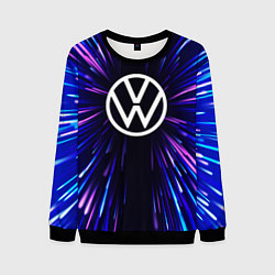 Свитшот мужской Volkswagen neon energy, цвет: 3D-черный