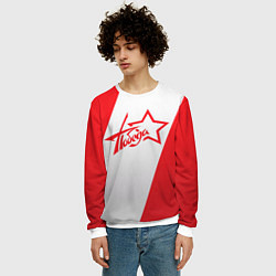 Свитшот мужской Победа 9 мая звезда, цвет: 3D-белый — фото 2