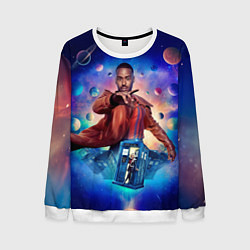 Свитшот мужской Доктор Кто Шути Гатва, цвет: 3D-белый