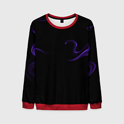 Мужской свитшот The color purple is an abstraction