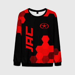 Мужской свитшот JAC - red gradient вертикально