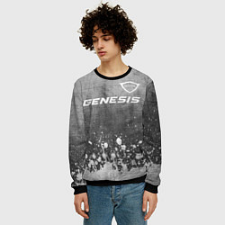 Свитшот мужской Genesis - grey gradient посередине, цвет: 3D-черный — фото 2
