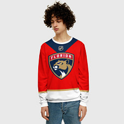 Свитшот мужской Florida Panthers - NHL team, цвет: 3D-белый — фото 2