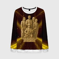 Мужской свитшот ACDC стиль памятника