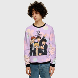 Свитшот мужской Astro anime, цвет: 3D-черный — фото 2