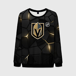 Свитшот мужской Вегас Голден Найтс - НХЛ хоккей, цвет: 3D-черный