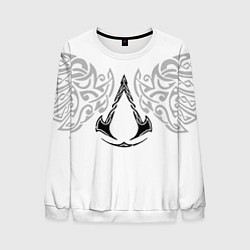 Мужской свитшот Ассасин Крид - узор ворон