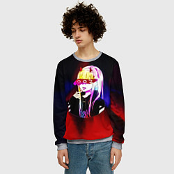 Свитшот мужской Anime XX Zero Two 002, цвет: 3D-меланж — фото 2