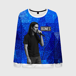 Мужской свитшот Bones стоит с микрофоном