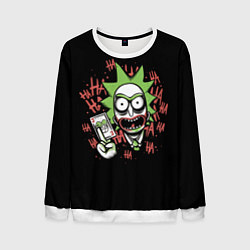 Свитшот мужской Джокер Рик, цвет: 3D-белый