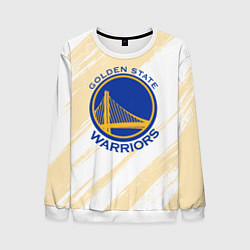 Свитшот мужской Голден Стэйт Уорриорз - пастельные тона, цвет: 3D-белый