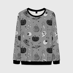Мужской свитшот Halloween grey