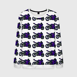 Мужской свитшот Motorcycle purple gloss