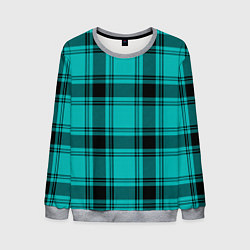 Свитшот мужской Checkered blue, цвет: 3D-меланж