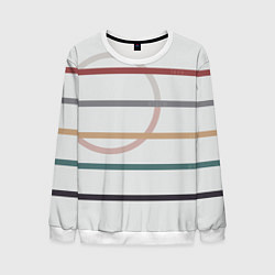Мужской свитшот Stripes and circle