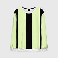 Мужской свитшот Color light green black line