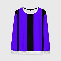 Мужской свитшот Color purple black stripes