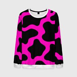 Мужской свитшот Розовая коровья расцветка