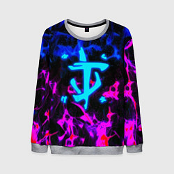 Мужской свитшот Doom неоновый дым