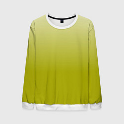 Мужской свитшот Градиент лаймовый