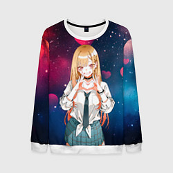 Свитшот мужской Марин Китагава с любовью - Эта фарфоровая кукла вл, цвет: 3D-белый