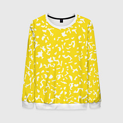 Свитшот мужской Лимонный камуфляж, цвет: 3D-белый