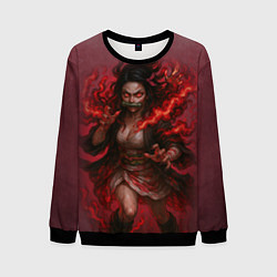 Мужской свитшот Незуко Камадо реализм