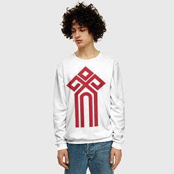 Свитшот мужской Чур - Славянская Русь, цвет: 3D-белый — фото 2