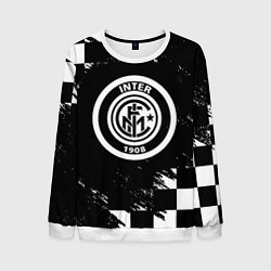 Мужской свитшот Inter клетка краски
