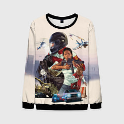 Свитшот мужской GTA Online, цвет: 3D-черный