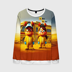 Свитшот мужской Dipper and Mabel - Breaking bad soap opera, цвет: 3D-белый