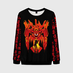 Свитшот мужской Евангелион Модуль-02, цвет: 3D-черный