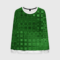 Мужской свитшот Текстура изумрудное мерцание