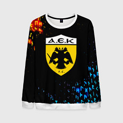 Мужской свитшот AEK огненные символы