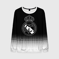 Мужской свитшот Реал Мадрид текстура геометрия