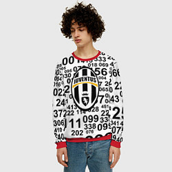 Свитшот мужской Ювентус числа, цвет: 3D-красный — фото 2