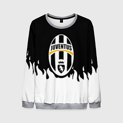 Мужской свитшот Juventus белый огонь