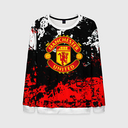 Мужской свитшот Манчестер Юнайтед краски
