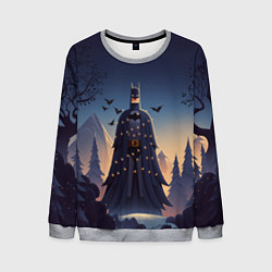 Мужской свитшот Новогодний Бэтмен